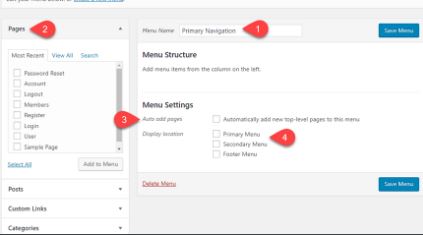 How to Create and Control menus in WordPress