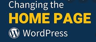 How To Changing of homepage and the blog page in WordPress